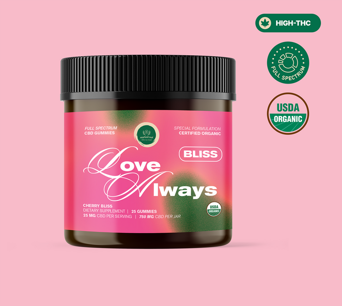 Love Always - Organic Bliss gummies with THC & CBD
