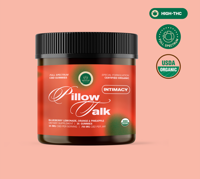 Pillow Talk - Organic Intimacy Gummies with Delta 9 THC & CBD